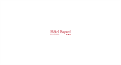Desktop Screenshot of hotelbayard.fr